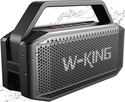 Produktbild von Tragbarer Bluetooth-Lautsprecher, 60 Watt – Wasserdichter Outdoor-Lautsprecher – Stereo-Surround-Sound