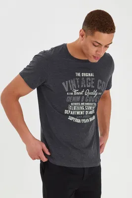 Produktbild von BLEND BHVadim Herren T-Shirt Kurzarm Shirt mit Print und Rundhalsausschnitt