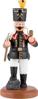 Produktbild von Bergmann Bergakademist mit Knickbein (22cm) Räuchermann von HoDreWa Legler