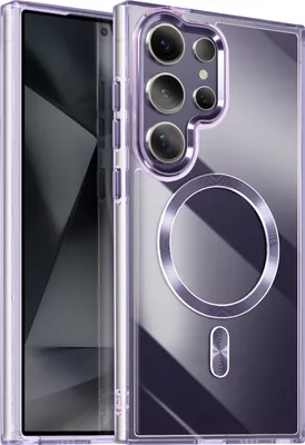 Produktbild von Avizar, MagSafe Hülle für Samsung Galaxy S24 Ultra Cristal Color, Violett