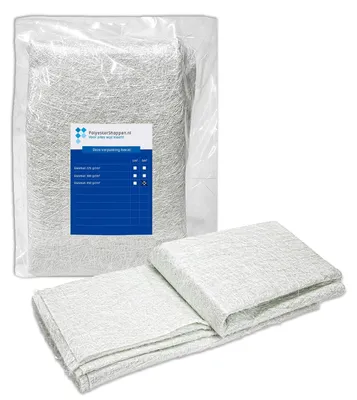 Productafbeelding van Glasvezelmat 450 g/m², 5 m², 125x400 cm, geschikt voor polyesterhars