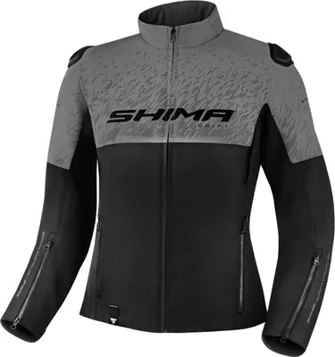 Produktbild von SHIMA Drift Damen Motorrad Textiljacke, schwarz/grau, 3XL