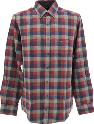 Produktbild von 30075 Casa Moda, ,  Herren langarm Hemd, Flanell, rot blau grau kariert, M