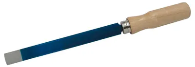 Obrázek produktu pro Plochá škrabka CV ocel s dřevěnou rukojetí Délka 250 mm