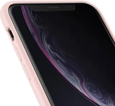 Produktbild von Baseus LSR Liquid Rubber Silikon-Tasche Schutz-Hülle Cover für iPhone Xr rosa