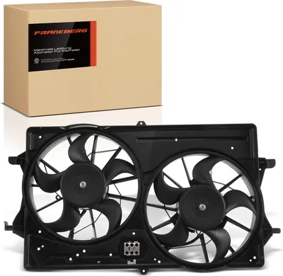 Productafbeelding van Frankberg 1x Motorradiator dubbelventilator