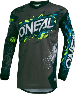 Produktbild von Oneal Element Villain Jugend Motocross Jersey, grau, S