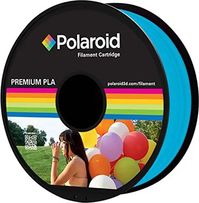 Produktbild von Polaroid Universal-Filament "Premium PLA" 1 kg hellblau