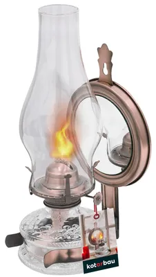 Obrázok produktu pre Vintage petrolejová lampa so zrkadlom
