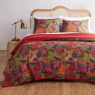 Produktbild von Dekbedset für Schlafzimmer - Dekbedovertrek Set - Schlafzimmer Einrichten - Voorgewassen und voorgekrompen Baumwollset - Twin 173x224 cm - Vielfarbig