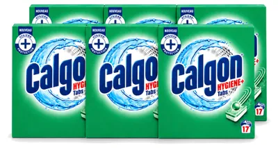 Produktbild von 6 x Calgon Entkalker - 17 Tabs - 221 g - Vorteilspackung - 6 Stücke