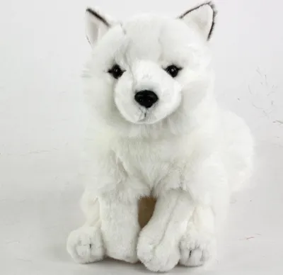 Produktbild von Kuscheltier Polarfuchs weiß sitzend 26 cm Uni-Toys