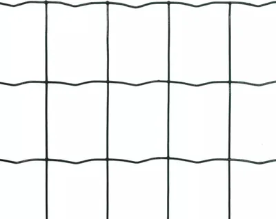 Image de vidaXL Clôture de jardin grillagée 25x1,2m grillage métallique