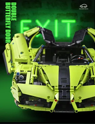 Produktbild von 13074-Enzo Sportwagen (Mould King) Klemmbausteine
