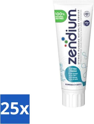 Produktbild von Zendium Zahnpasta Extra Frisch 75 ml - Vorteilspack - 25 Stücke