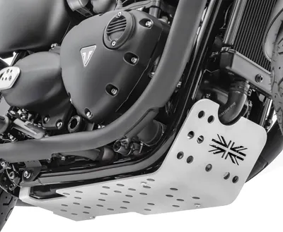 Immagine prodotto di Para motore per Triumph Street Twin 16-22 Spoiler anteriore in alluminio argento