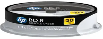 Obrázek produktu pro Blu-Ray Hp Bd-R Jednovrstvové 25 Gb 4X - 10 Ks V Špindlu