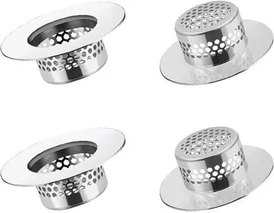 Image de Grille en acier inoxydable de 5 cm pour la baignoire et l'évier de cuisine