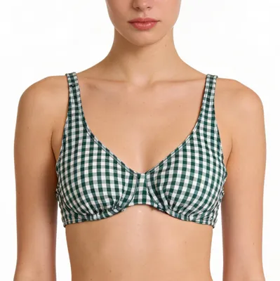 Produktbild von Squba Bügel-Bikinioberteil Vichy Verde - XS