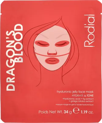 Produktbild von Rodial 5060725474475, Feuchtigkeitsspendende Maske, Frauen, Jeder Hauttyp, Feuchtigkeitsspendend, Feuchtigkeitsspendend, Beruhigend, Blätter, 34 g