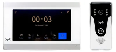 Produktbild von Intelligente Video-Gegensprechanlage PNI SafeHome PT750 WiFi HD, P2P, Innenmonit