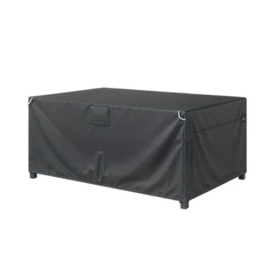 Produktbild von Schutzhülle für Gartenmöbel Winterfest Wasserdicht Winddicht Anti-UV Abdeckplane 420D Oxford Gewebe 180x120x74cm Schwarz