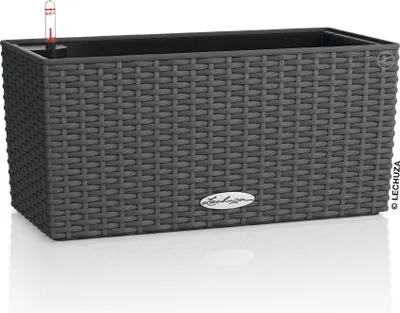 Obrázek produktu pro Lechuza Samozavlažovací truhlík Balconera Cottage 40 cm, antracitová