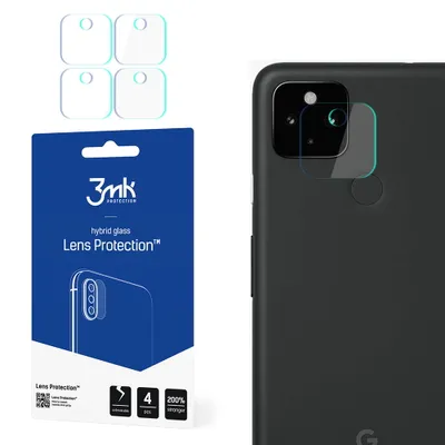Produktbild von 3mk Hybridglas Lens Protection für Google Pixel 4A 5G Kamera Objektiv Kameralinse 0,16mm 6H (4 Stück)