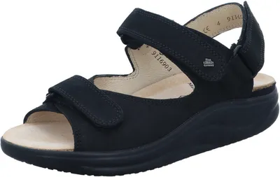 Produktbild von Finn Comfort Corinth (schwarz) - Damenschuhe Sandale bequem / lose Einlage, Schwarz