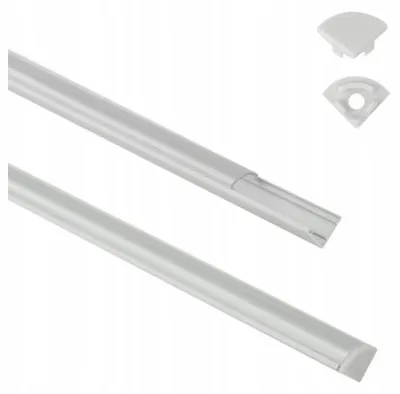 Obrázok produktu pre EcoLight EC20874 LED-rohový profil pre LED pásiky, biela farba, 1 meter