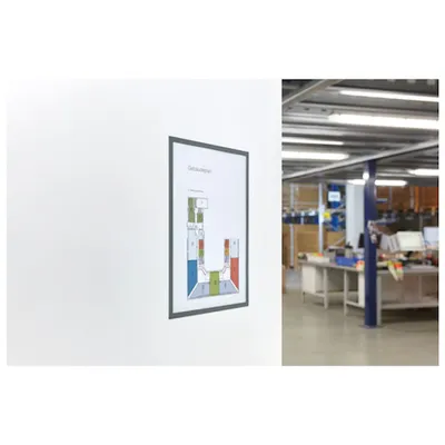 Produktbild von magnetofix Magnetrahmen 5 St. grau, A5
