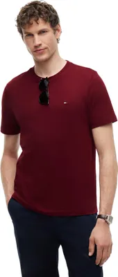 Obrázek produktu pro Pánské tričko Tommy Hilfiger ESS, sezónní kolekce, regular střih, jednobarevné, model Mw0mw39995, krátký rukáv, barva: hnědá