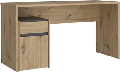 Produktbild von Furniture24 Schreibtisch Modultrick Mdub112 140 X 73 X 53 Cm 1 Schubladen Und Schrank Artisan Eiche/Grau