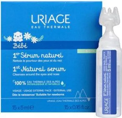 Zdjęcie produktu dla Uriage Bebe 1st Fizjologiczne serum oczyszczajce, 15 x 5 ml