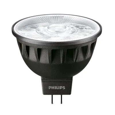 A studio shot of a Philips LED light bulb.