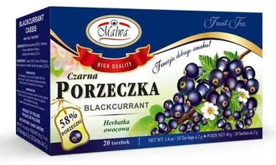Produktbild von Schwarzer Johannisbeertee 20*2g fix MALWA