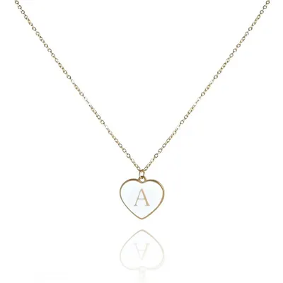 Produktbild von halskette aus 14k vergoldetem Edelstahl, hellgold, Größe: 40 + 1,5 cm
