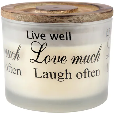 Productafbeelding van Geurkaars XL (diameter 10 cm) "SPA" - Lange brandduur - 2 lonten