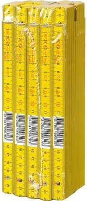Produktbild von 10 Stück Hultafors Zollstock 2 Meter mit Dezimaleinteilung