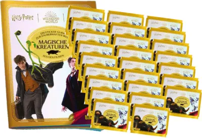 Produktbild von Panini Harry Potter Sticker - Magische Kreaturen (2023) - 1 Album + 25 Tüten Sammelsticker