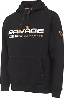 Produktbild von Savage Gear Cosmo Hoodie Black Ink - Angelpullover, Größe:XL