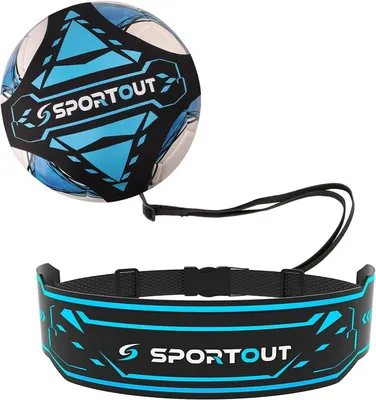 Obrázok produktu pre Futbalový tréner, sólo cvičenia, pás 84-101 cm, elastický pás 15 m až 18 m, pre deti a dospelých