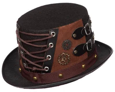 Produktbild von Steampunk Zylinder mit Schnürung