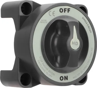 Image de interrupteur principal de coupure de batterie 600A ON OFF IP66 Waterproof 3 Studs for RV Boat
