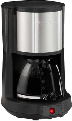 Produktbild von Moulinex FG370811, Filterkaffeemaschine, Gemahlener Kaffee, Schwarz, Edelstahl