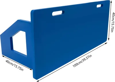 Obrázek produktu pro Fotbalový rebounder – odrazová deska – skládací – přenosný – pro trénink přihrávek a střelby – modrý