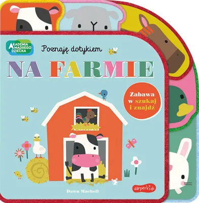 Zdjęcie produktu dla Na farmie. Akademia Mądrego Dziecka. Poznaję dotykiem. Zabawa w szukaj i znajdź