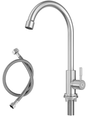 Immagine prodotto di Rubinetto per acqua fredda, 60 cm, in acciaio inossidabile, per cucina