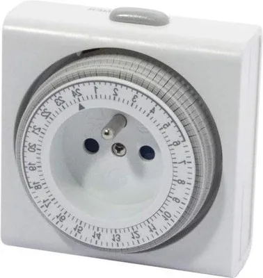 Image de Horloge carrée mécanique avec prise