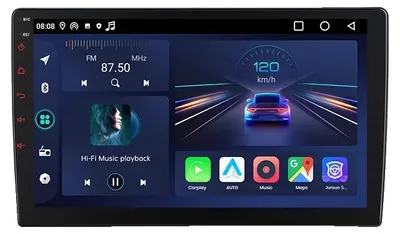 Immagine prodotto di Autoradio multimediale con touchscreen, compatibile con Skoda Yeti 2009-2014, V1 (2 GB - 64 GB), 10 pollici, Nessuna